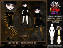 *C:K* Vampire Full Body Underlay - Yellow