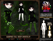 *C:K* Vampire Full Body Underlay - Green