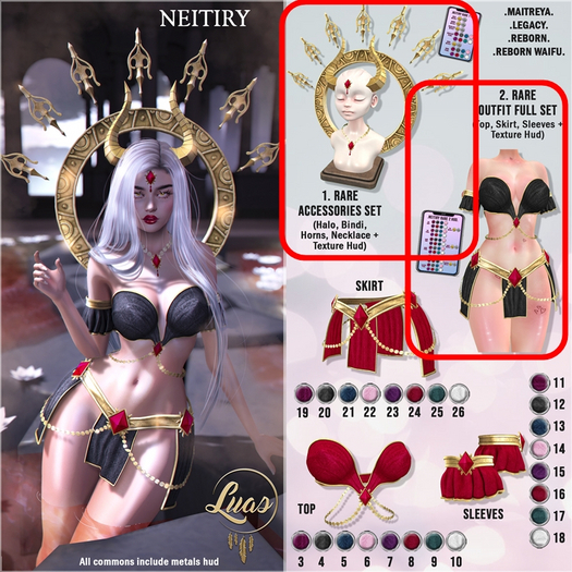 Luas Neitiry FULL SET all RARE
