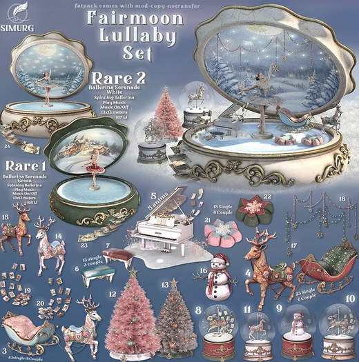 01. Simurg - Fairmoon Lullaby - Ballerina Serenade Green - RARE