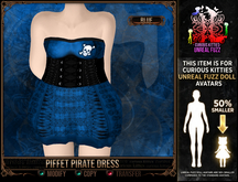 *C:K* Piffet Pirate Dress - Blue