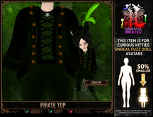 *C:K* Pirate Top - Green
