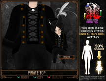 *C:K* Pirate Top - White