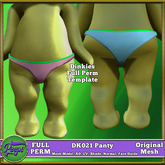 Peeps Mesh Dinkies DK021 Panty Full Perm Template