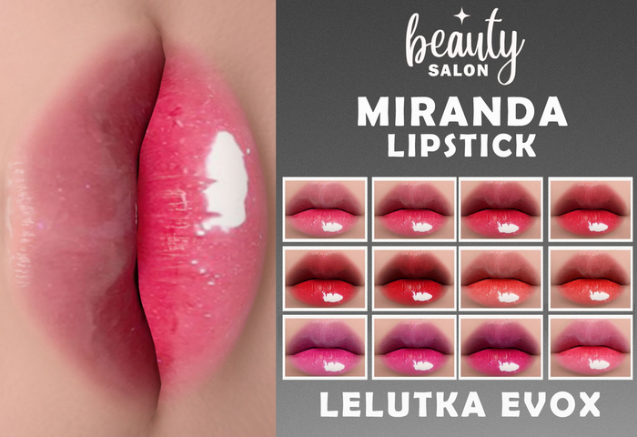 [Beauty Salon] - Miranda  Lipstick Fullpack [LELUTKA EVOX]