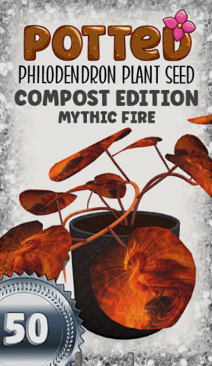 Potted: Philodendron Seed: CE Mythic Fire