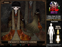 *C:K* Enchanted Princess Kimono - Orange