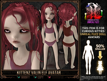 Mesh =^.^= Curious Kitties Unreal Fuzz - Kittenz Valin Elf Avatar