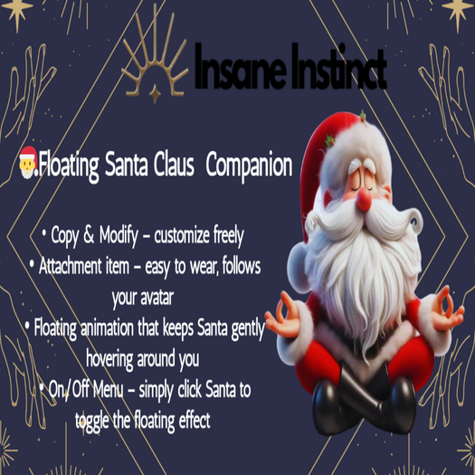 Insane Floating Santa Claus 
