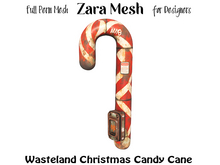 ZM PBR Wasteland Christmas Candy Cane FULL PERM MESH