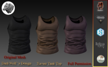 Xavier Tank Top Men Full Perm