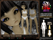 Mesh =^.^= Curious Kitties Unreal Fuzz - Kittenz Cleo Avatar