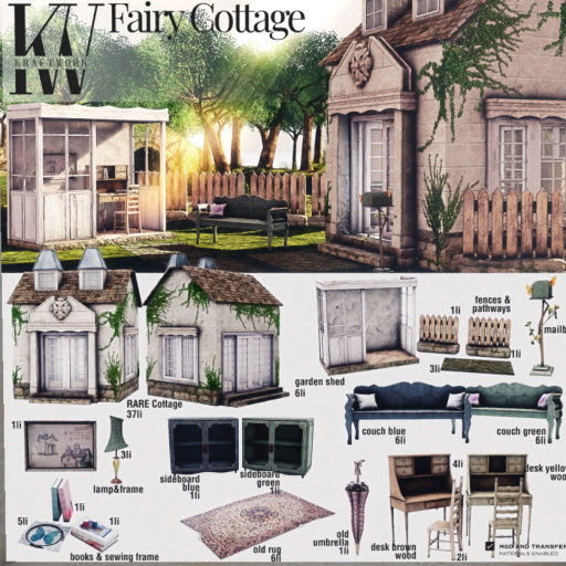 KraftWork Fairy Cottage . Cottage RARE
