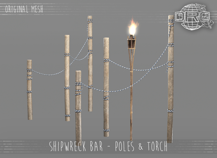 -DRD- Shipwreck Bar - Poles & Torch
