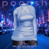 - POONSH - Missy Dress (blue)