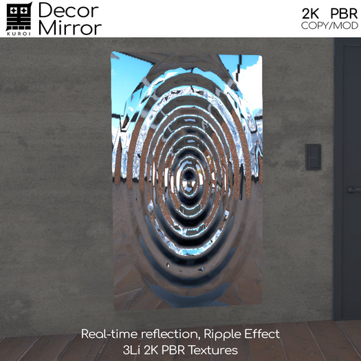 Kuroi - Water Ripples Mirror *PROMO*