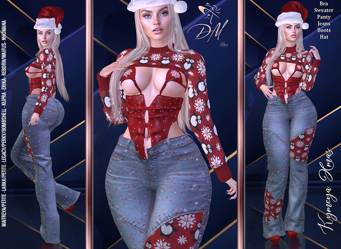 DM ~ Klimeya Xmas Outfit Red ♥ Promo ♥