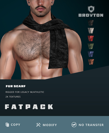 Brovton - Fur Scarf - Fatpack