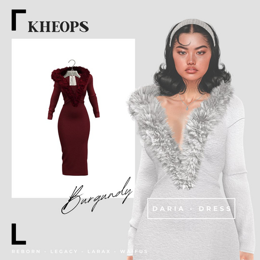 Kheops  /\ - DARIA - DRESS  - Burgundy