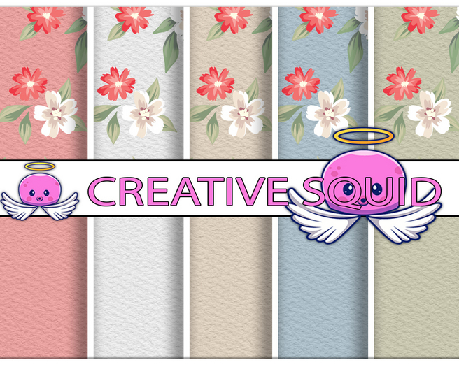 Floral Wallpaper Kit Textures
