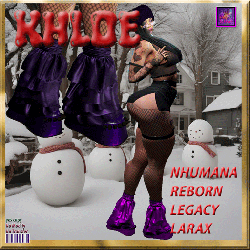 KHloe - BOOTS PLUM