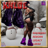 KHloe - BOOTS PLUM