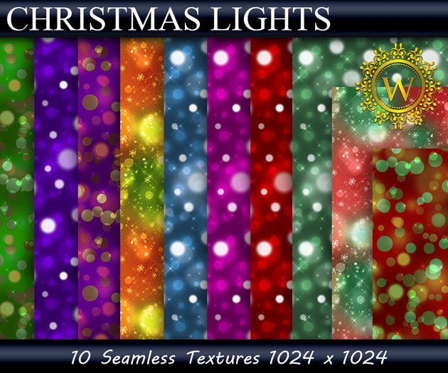 Christmas Lights Textures