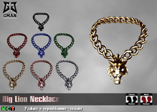 [GMan] NL - Big Lion Necklace MT