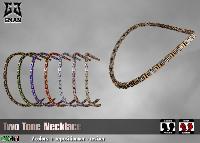 [GMan] NL - Two Tone Necklace MT