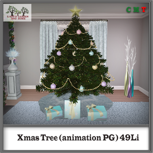 Lady's Garden - Xmas Tree (animation PG) 49Li