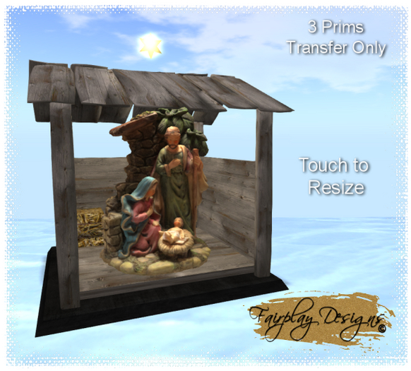 ~Musical  Nativity Christmas Scene