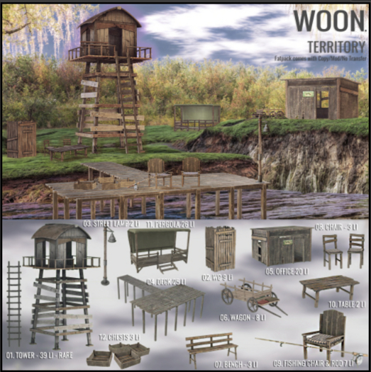 01. WOON. - Territory - Tower & Stairs RARE