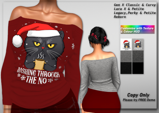 50% Xmas Discount!! *DCDF* Lexy OS Top: Dashing
