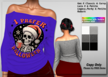 50% Xmas Discount!! *DCDF* Lexy OS Top: I Prefer Halloween