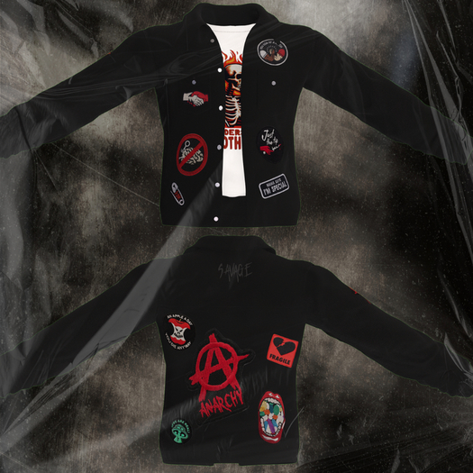 *SAVAGE* Zane V2 - Denim Jacket Black