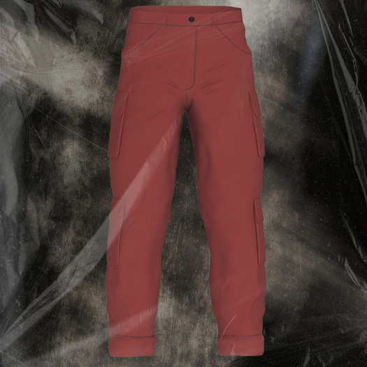 *SAVAGE* Zane - Legs Cargo Pants Red