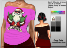 50% Xmas Discount!! *DCDF* Lexy OS Tee: Sleigher 
