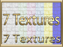 [ Crocodile leather Seamless 01 ] 7 Textures