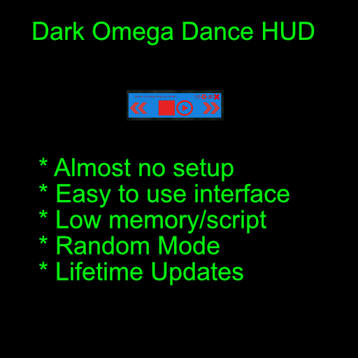 Dark Omega Dance HUD