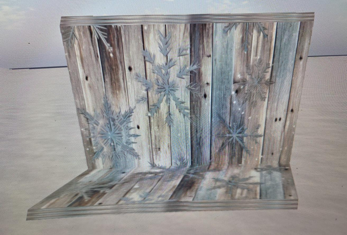 Snowflake backdrop