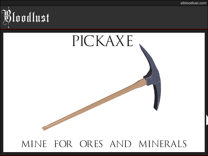 [Bloodlust] Pickaxe