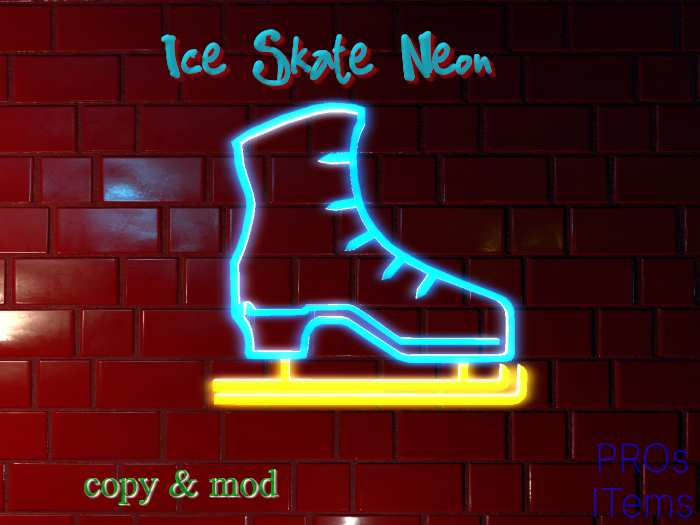 Ice Skate Neon
