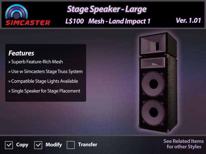 Stage Speaker Large