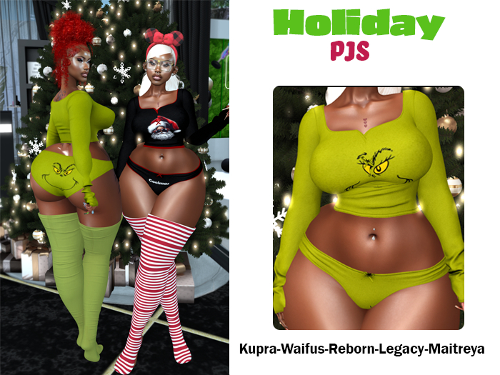 16.Holiday  Pjs- Grinch