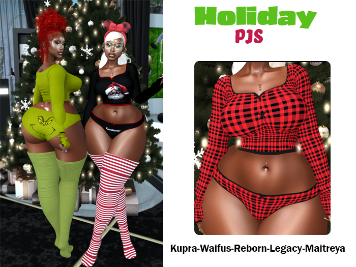 16.Holiday  Pjs- Red Plaid
