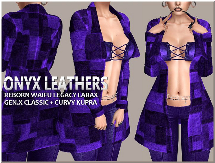 Purple Patches Jacket