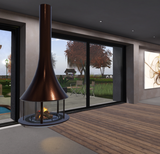 Modern Metal Chimney