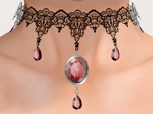 choker lace ruby
