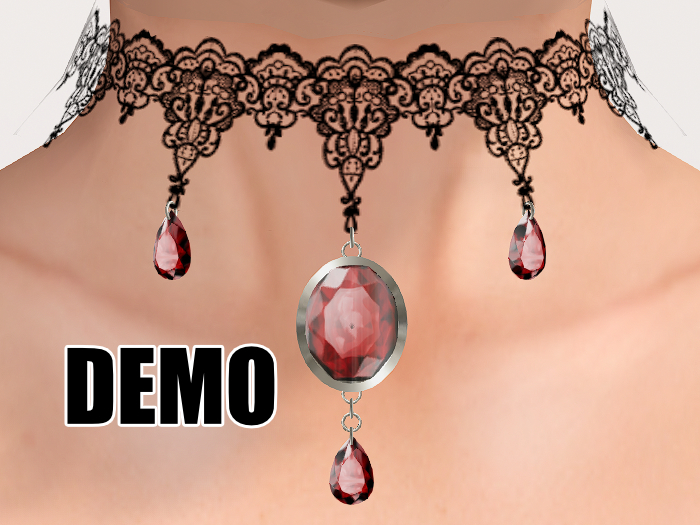 choker lace ruby demo