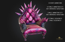 Dragons Throne Chair – 32 Bento Animations – Epic Gothic Decor